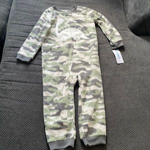 NWT Camo Dino onesie from carters (footless)